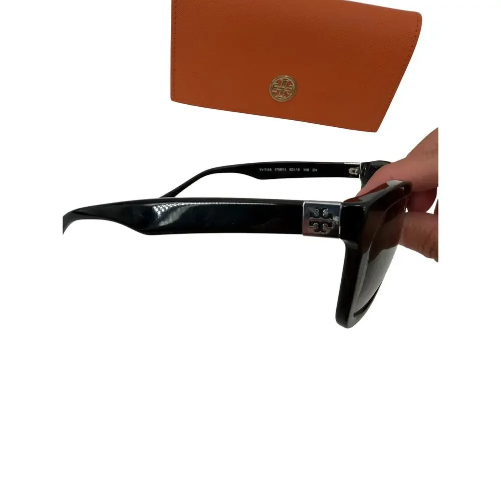 TORY BURCH Black Sunglasses with Case